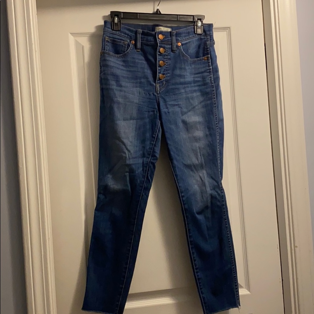 Madewell 10” High Rise Skinny Crop Jeans - 27